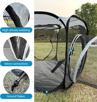 Large Outdoor Cat Tunnel and Tent Playpen - Pop Up Enclosure for Multiple Cats - Portable Outside Playhouse for Small Pets
