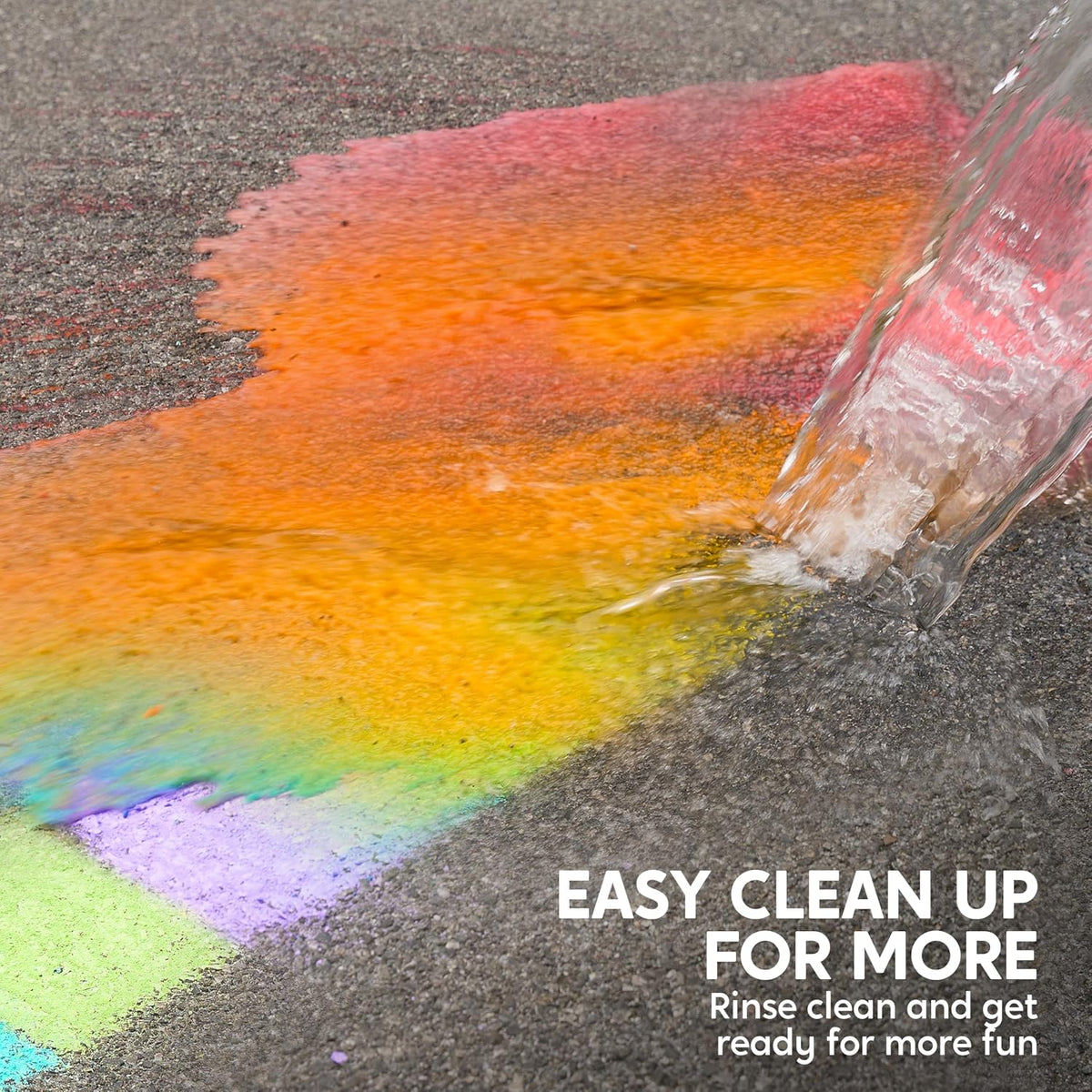 JOYIN 160 PCS Sidewalk Chalks Set-16 Colors Non-Toxic Washable Jumbo - 16 - image 3