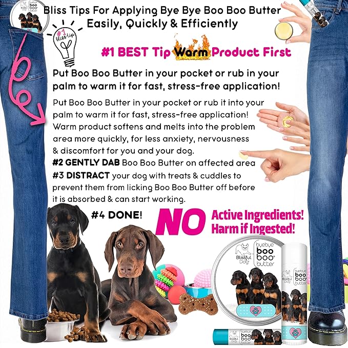 The Blissful Dog Doberman Pinscher Boo Boo Butter, 16 oz.