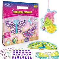 Imagimake Mirror Mosaic, Princess & Unicorn, 10 Templates - 2. Butterfly & Peacock