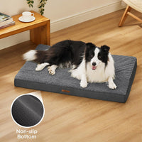 LE SURE Waterproof Dog Bed Cover Replacement - Large / Dark Grey-Sherpa / Sherpa - image 3