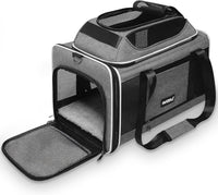 Cat Carrier Top-Expandable 18x11x11 - Grey