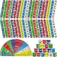 Junebrushs 56 fall Thanksgiving slap bracelets with turkey, pumpkin and leaf designs - view 5