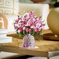 HugePop Cherry Blossom Pop Up Flower Bouquet with Detachable Flowers