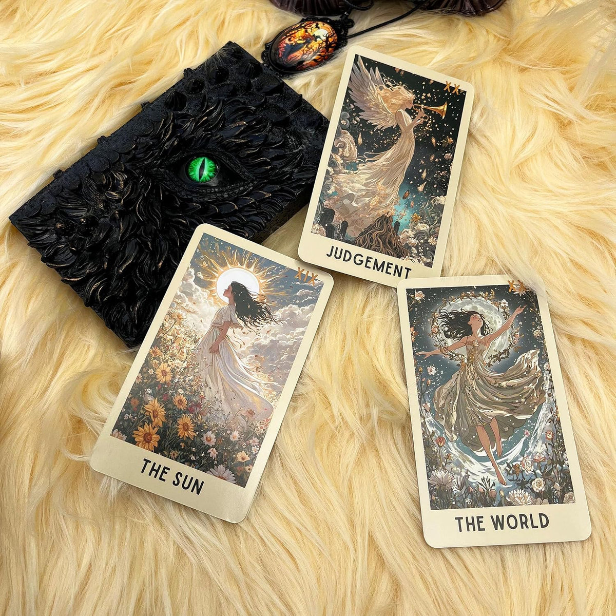 Tarot Deck Unique, 78 Floral Tarot Cards with Guidebook - Floral Tarot - image 3