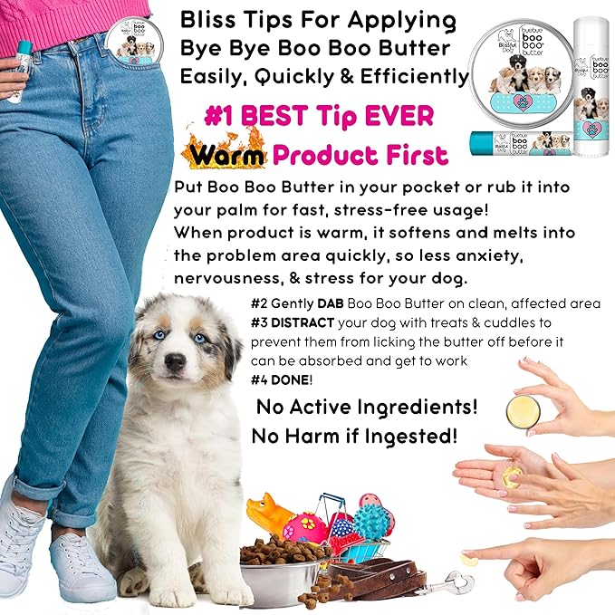 The Blissful Dog 8 oz TIN Australian Shepherd Booboo Butter