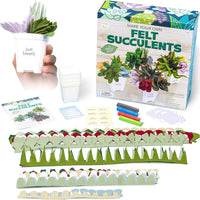 Hapinest DIY Potted Felt Succulents Craft Kit for Adults Women Teens - image 4