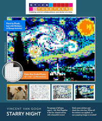 StickTogether Starry Night mosaic sticker poster kit, 40 x 36 inch - view 10