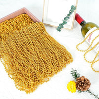 SHAOQINLIN 12 PCS Gold Bead Necklace - Gold - image 3