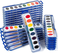 Mr. Pen, Washable Watercolors, 8 Colors with Paint Brush - 24 Pack