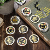 Nosiny 10 piece armor of God prayer coins in classic style alloy metal - view 25
