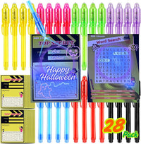 D&N Lifestyle invisible ink pens for kids, 24 UV secret message pens with activity cards and gift ba - view 3