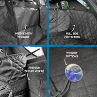 Bulldogology Cargo Liner for SUV - Heavy Duty Pet Trunk Liner Cargo Cover - Waterproof Cargo Cover for Dogs Hair, Muddy Paws - Protector Cargo Mats for Back of SUV (Large, Black)