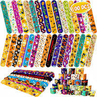 Halloween Slap Bracelets for Kids - 100c