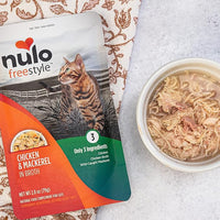 Nulo Freestyle Cat & Kitten Wet Cat Food Pouch, Premium All Natural Grain-Free Soft Cat Food Topper with Amino Acids for Heart Health and High Animal-Based Protein