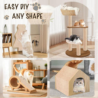 Self-Adhesive Cat Scratching Mat - Beige / 78.7"X15.8" - image 3
