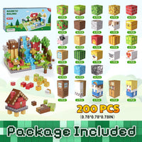 200PCS Magnetic Building Blocks Set - Forest 200PCS 0.78 in Size - image 3