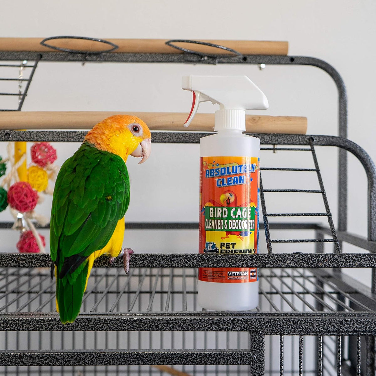 Absolutely Clean Amazing Bird Cage Cleaner and Deodorizer - 16 Fl Oz (Pack of 2) - image 3