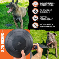Monster K9 Aero Disc, Durable Rubber Dog Toy for Toughest Chewers, 8.25 in – Essentials for Dogs - image 3