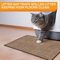 Neater Pets Jute Cat Litter Trapping Mat - Checkered - image 3