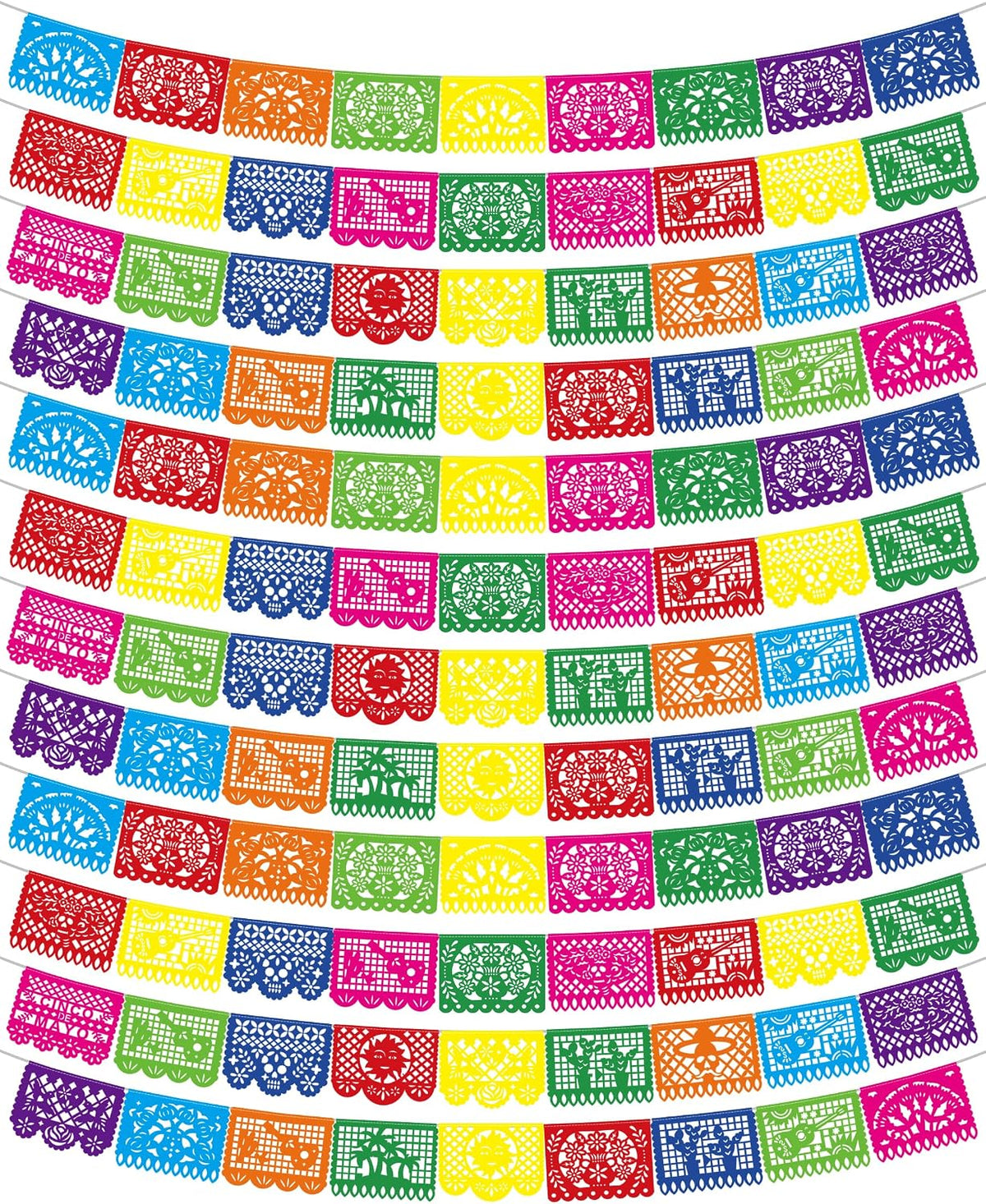 18 FT Cinco De Mayo Party Decorations - 12 Pack