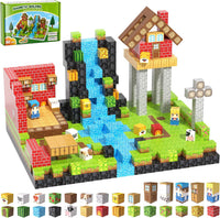 200PCS Magnetic Building Blocks Set - Forest 150PCS 0.63 in Size
