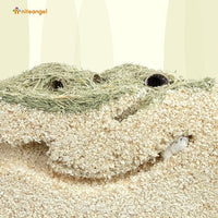 Niteangel Aspen Shaving Hamster Beddings for Syrian Dwarf Hamster Gerbil Mice Degu Rat Rabbit Bunny Guinea Pig Chinchilla Hedgehog or Other Small Pets (65L - 4mm)