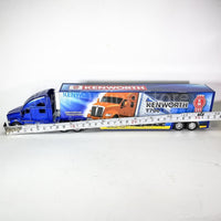 KiNSMART Kenworth T700 Container Truck, 1:68 Scale - Blue With Decals - image 4