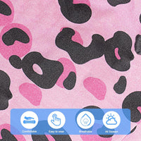 Coppthinktu Cat Recovery Suit Female Cat Onesie After Surgery Anti - Medium / Leopard Pink - image 4