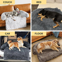 Codi Dog Couch Bed, Sofa Cover Mat - 41.0"L x 37.0"W x 6.0"Th / Ash Brown - image 4