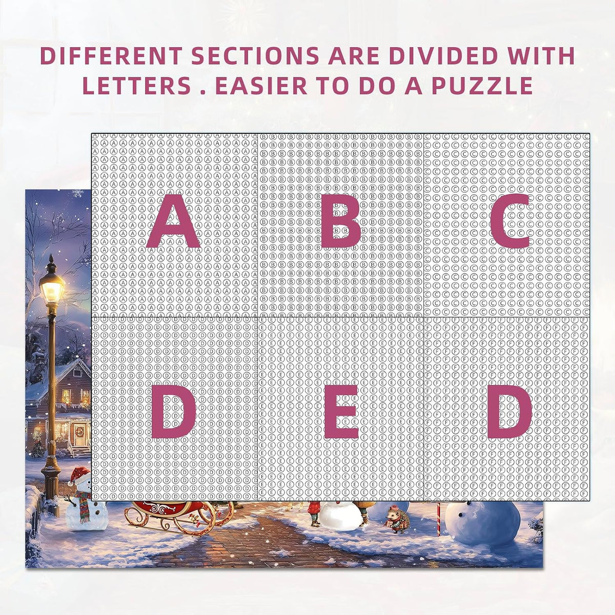 Nattork Jigsaw Puzzle 1000 Pieces for Adults - Snowy Night - image 4