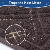 Smiry Cat Litter Box Mat 30x17 - 30x17 / Brown - image 2