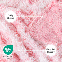 PetAmi Waterproof Dog Blanket for Couch Protector Pet Throw - Tie-dye Pink / X-large (60x80) - image 4