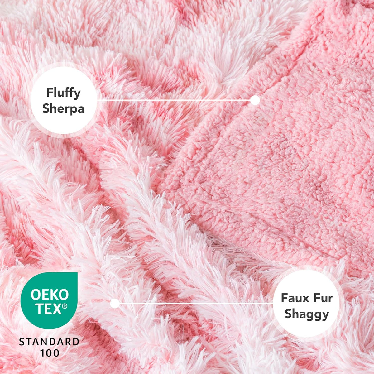 PetAmi Waterproof Dog Blanket for Couch Protector Pet Throw - Tie-dye Pink / X-large (60x80) - image 4