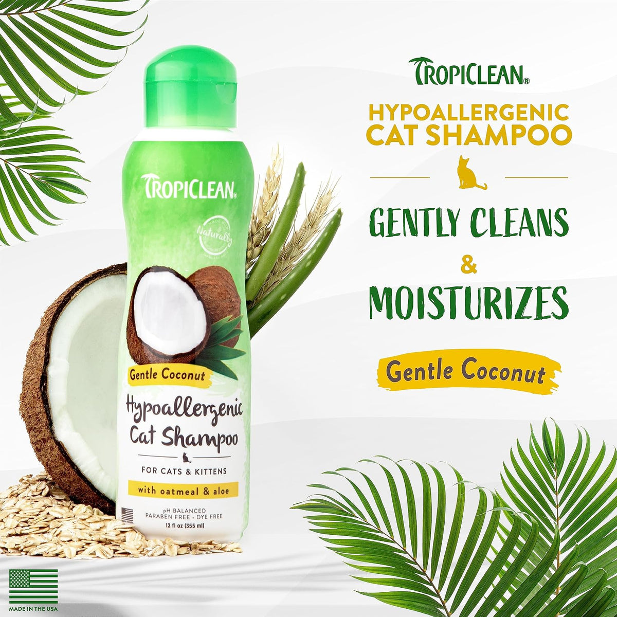 TropiClean Gentle Kitten & Cat Shampoo - image 2