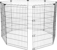 Amazon Basics Portable Foldable Octagonal Metal Exercise Dog Playpen - Without door / 42"H