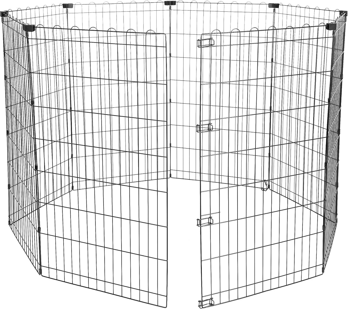 Amazon Basics Portable Foldable Octagonal Metal Exercise Dog Playpen - Without door / 42"H