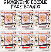 ArtCreativity Magnetic Drawing Face, Travel Toys for Kids - 6 Pack - image 2
