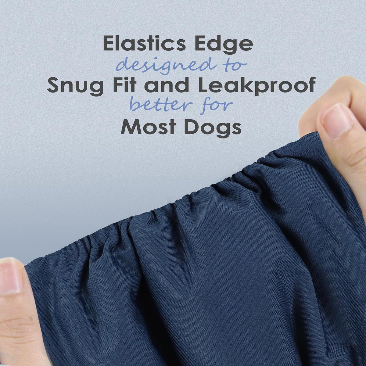 Wegreeco Washable Male Dog Belly Band - Small / Blue, Green, Black - image 4