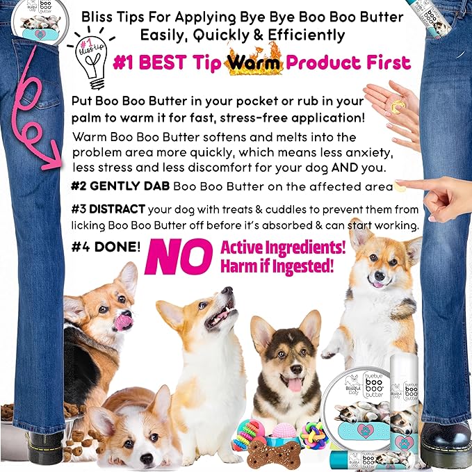 The Blissful Dog .50 oz Tube Corgi Booboo Butter
