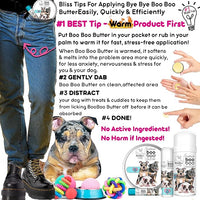 The Blissful Dog Olde English Bulldogge Boo Boo Butter Soothes Minor Skin Issues, 16 oz.