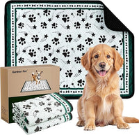 Gardner Pet Washable Dog Pee Pads,18'' x 24'' Non Slip Dog Mats with Great Urine Absorption, Reusable Puppy Pee Pads for Potty Training - 2 Pack