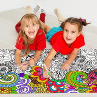 Dvbonike Jumbo Mandala Coloring Poster Giant Flower DIY Drawing Paper - Flower No.1 - image 4