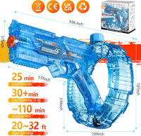 BESIBY electric water gun with transforming body, flashing lights and 400ML tank - view 18