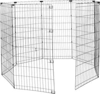 Amazon Basics Portable Foldable Octagonal Metal Exercise Dog Playpen - Without door / 48"H