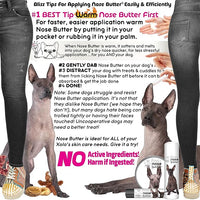 The Blissful Dog Xoloitzcuintli Nose Butter, Versatile Dog Nose Balm for Dry Nose, Handcrafted Nose Moisturizer, Easy-to-Apply Dog Essentials, Unscented, 0.15 oz.