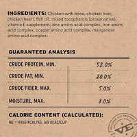 Vital Essentials Freeze-Dried Raw Chicken Meal or Mixer Cat Food Soft Nibs | 99% Chicken, Organs & Bone | 12 oz