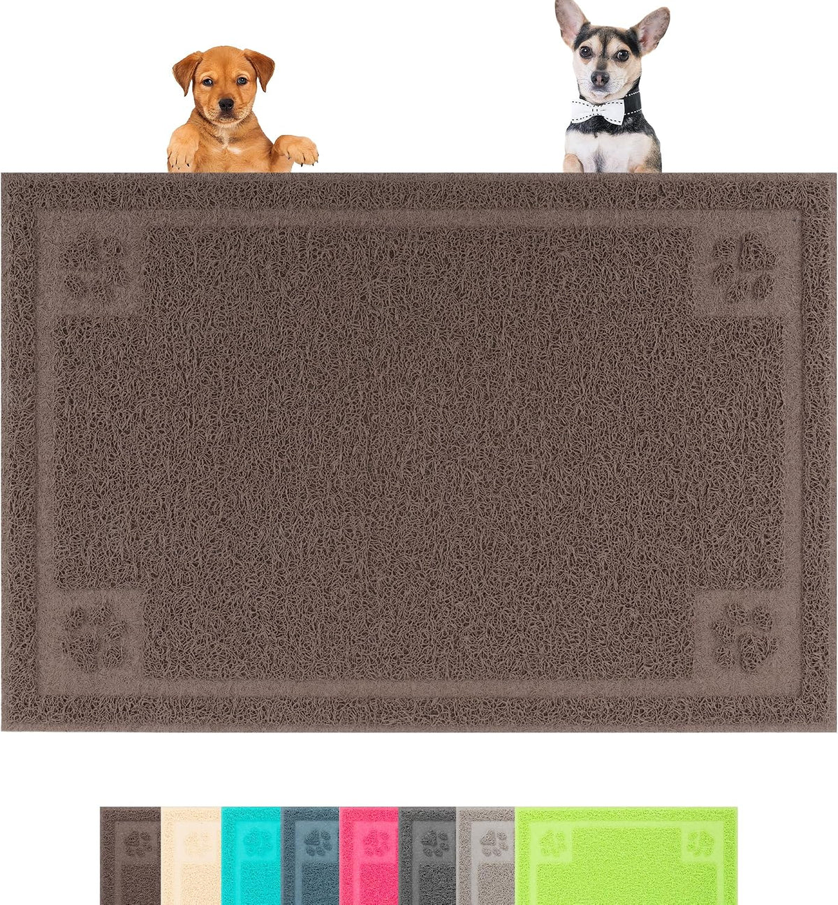 Darkyazi Pet Feeding Mat Large for Dogs and Cats - Coffee