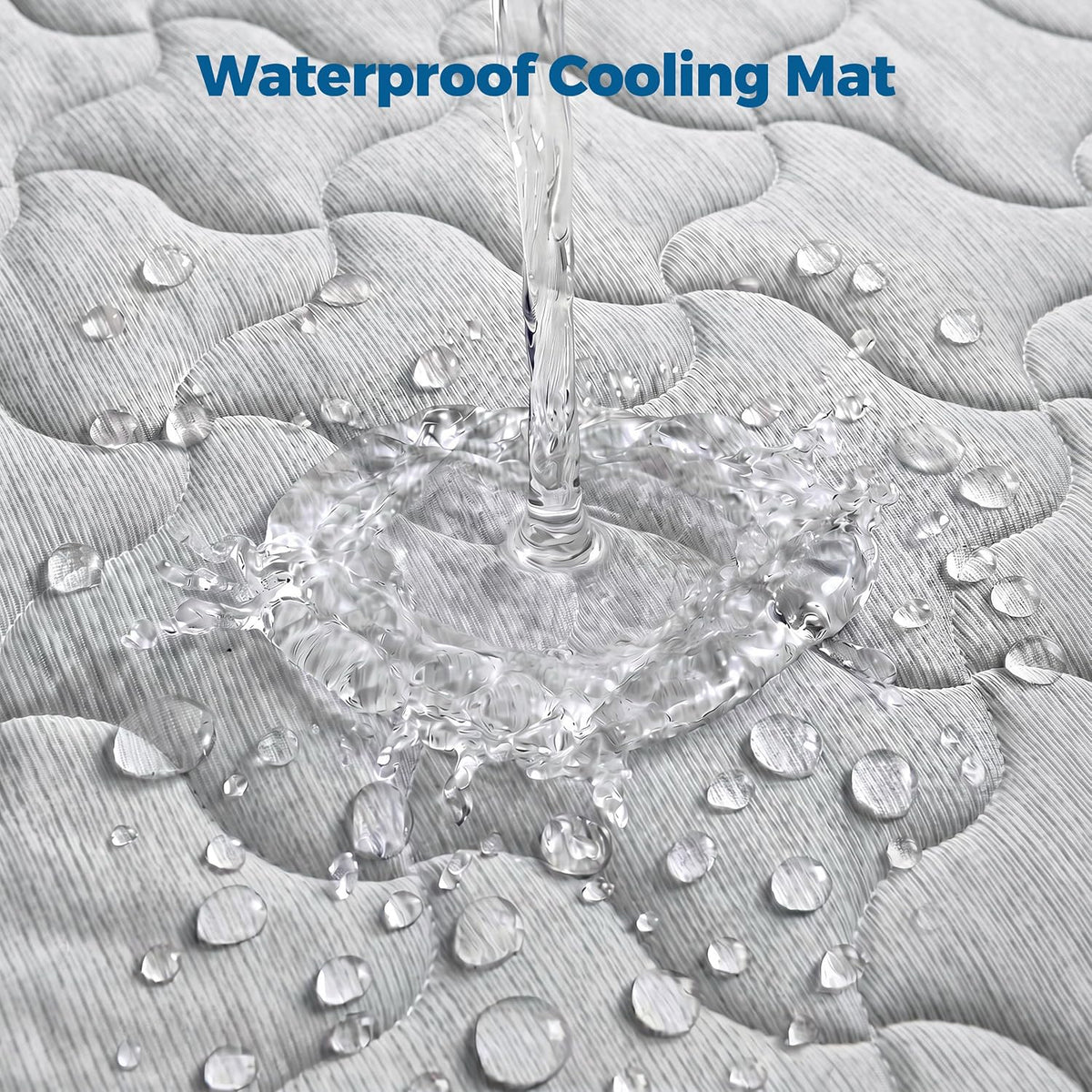 Waterproof Cooling Mat for Large Dogs 28x41 - Grey / 23x35 - image 3
