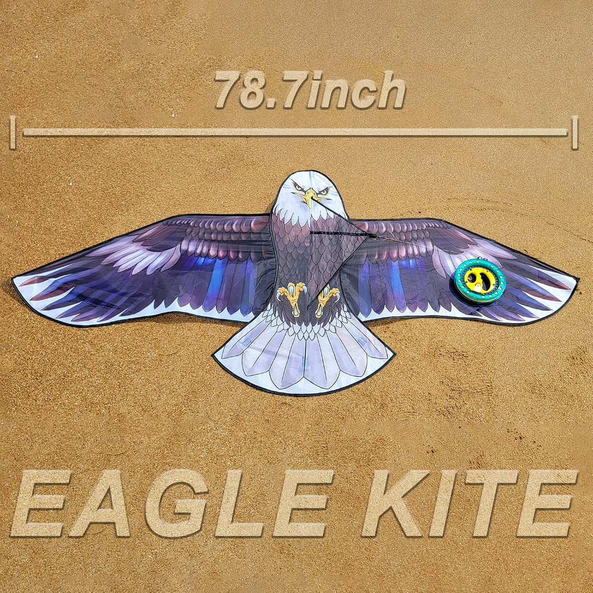 Bald Eagle Kite for Kids & Adults - Eagle Kite with 78" Wingspan - image 2